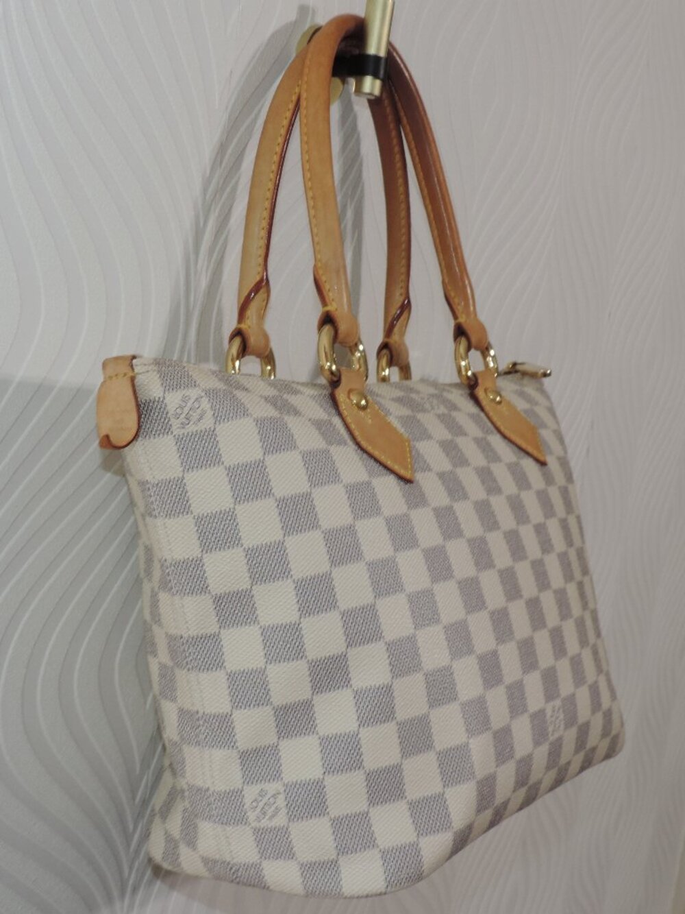 Louis Vuitton DAMIER AZUR SALEYA PM  Real Authenticated